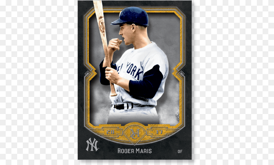 Roger Maris 2017 Topps Museum Collection Base Poster New York Yankees, Team Sport, Team, Sport, Person Png Image