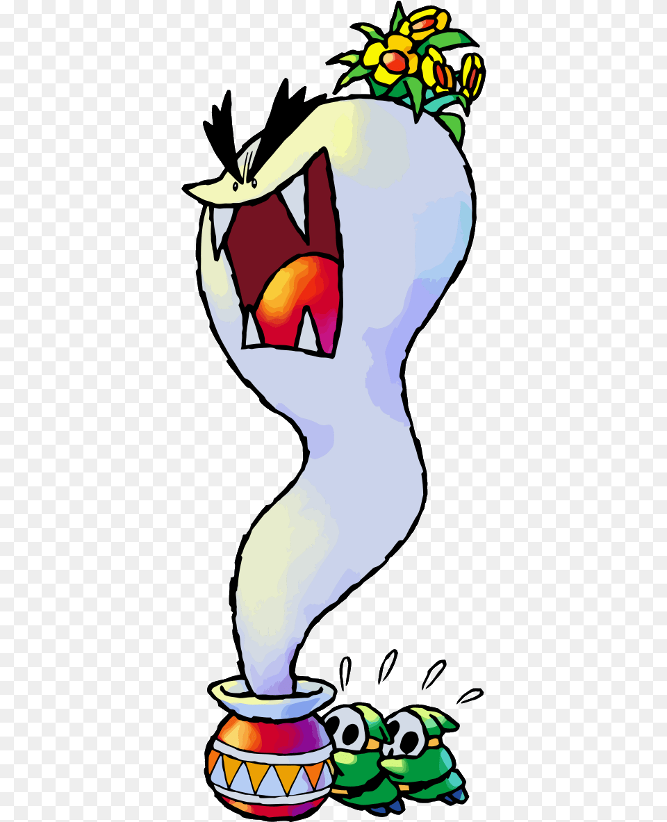 Roger The Potted Ghost Yoshi39s Island Roger The Potted Ghost, Art, Adult, Female, Person Png Image
