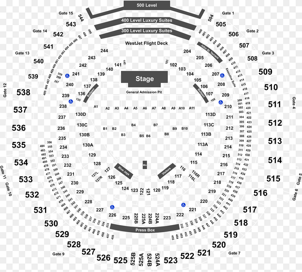 Rogers Centre Seating Bts, Cad Diagram, Diagram Free Png Download
