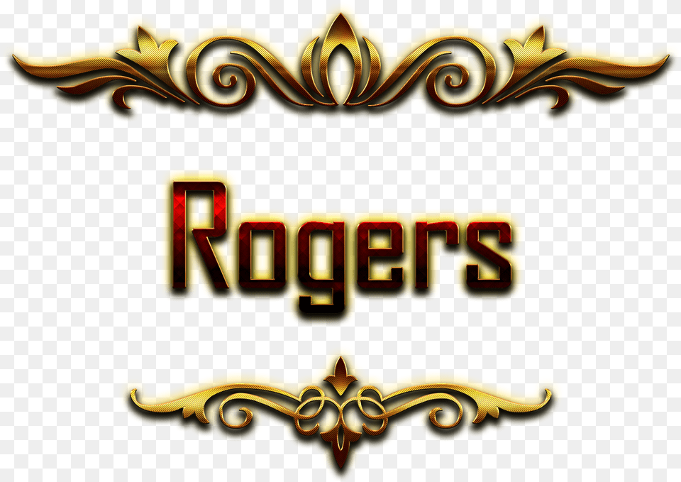 Rogers Decorative Name Harsh Name, Logo, Emblem, Symbol Free Png