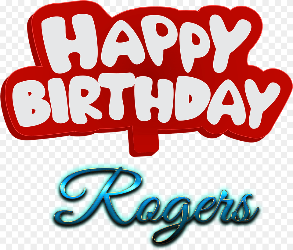 Rogers Happy Birthday Name Logo Happy Birthday Sagar, Text, Dynamite, Weapon Png