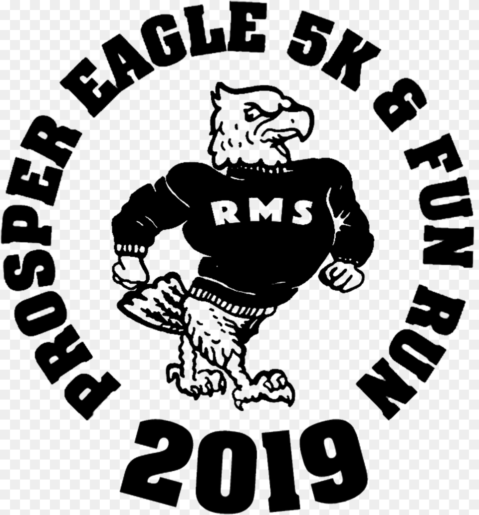 Rogers Middle School Eagle 5k Amp Fun Run 100 Jaar Groote Oorlog, Logo, Blackboard, Baby, Person Free Transparent Png