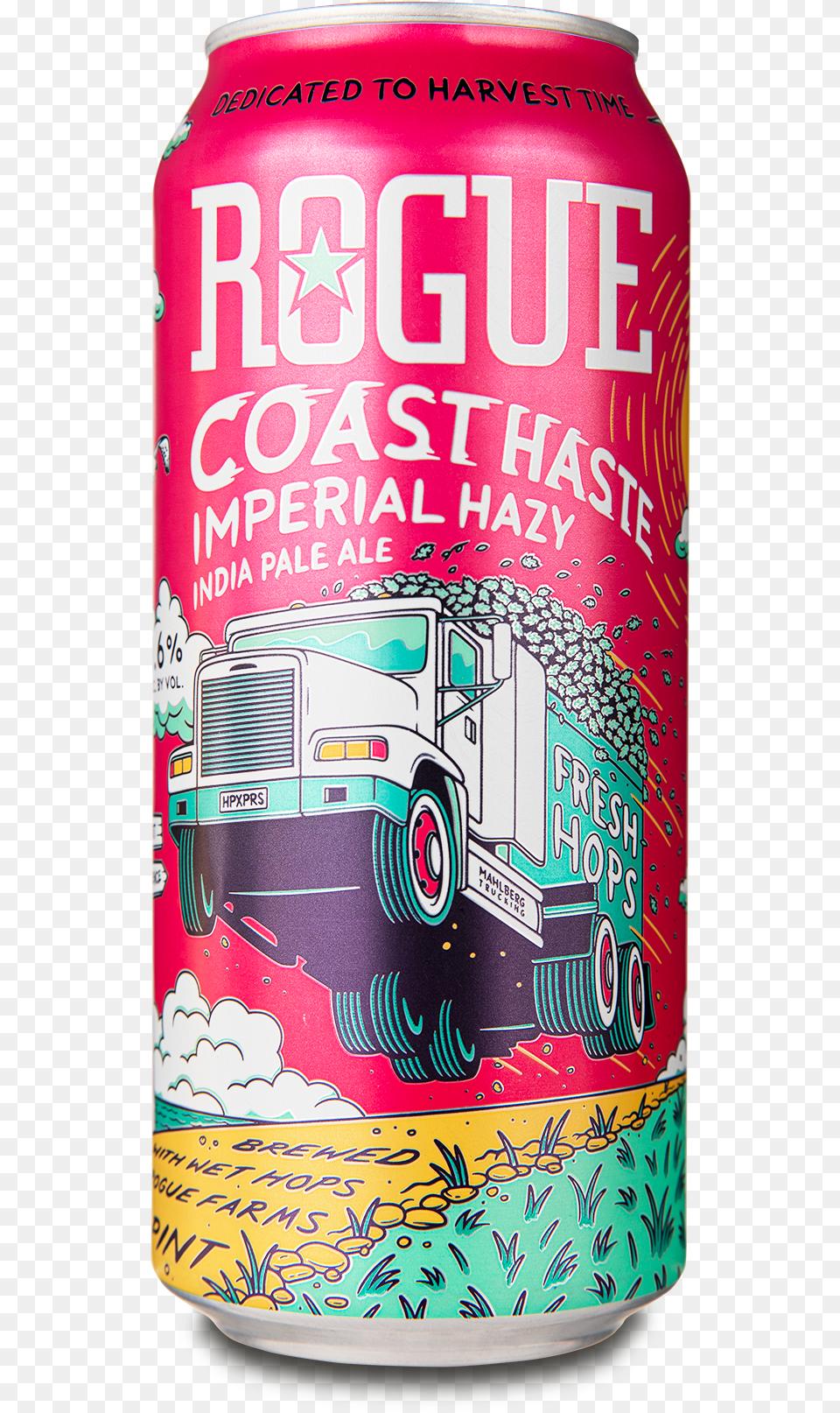 Rogue Coast Haste Imperial Hazy Ipa, Can, Tin, Alcohol, Beer Free Transparent Png