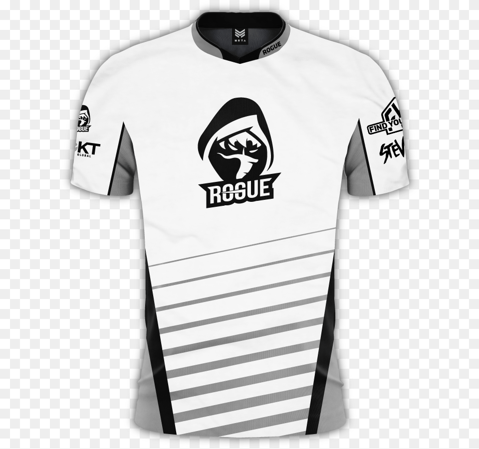 Rogue Jersey 2019 Jersey Gaming Retro, Clothing, T-shirt, Shirt, Adult Free Png