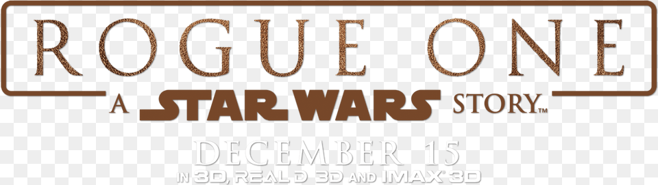 Rogue One A Star Wars Story Logo, Text Png