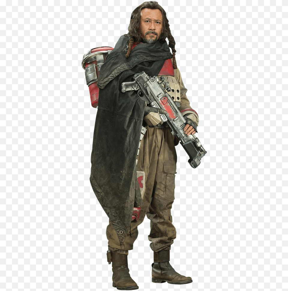 Rogue One Characters Geek Carl Star Wars Rogue One Baze Malbus, Clothing, Coat, Adult, Costume Free Png Download