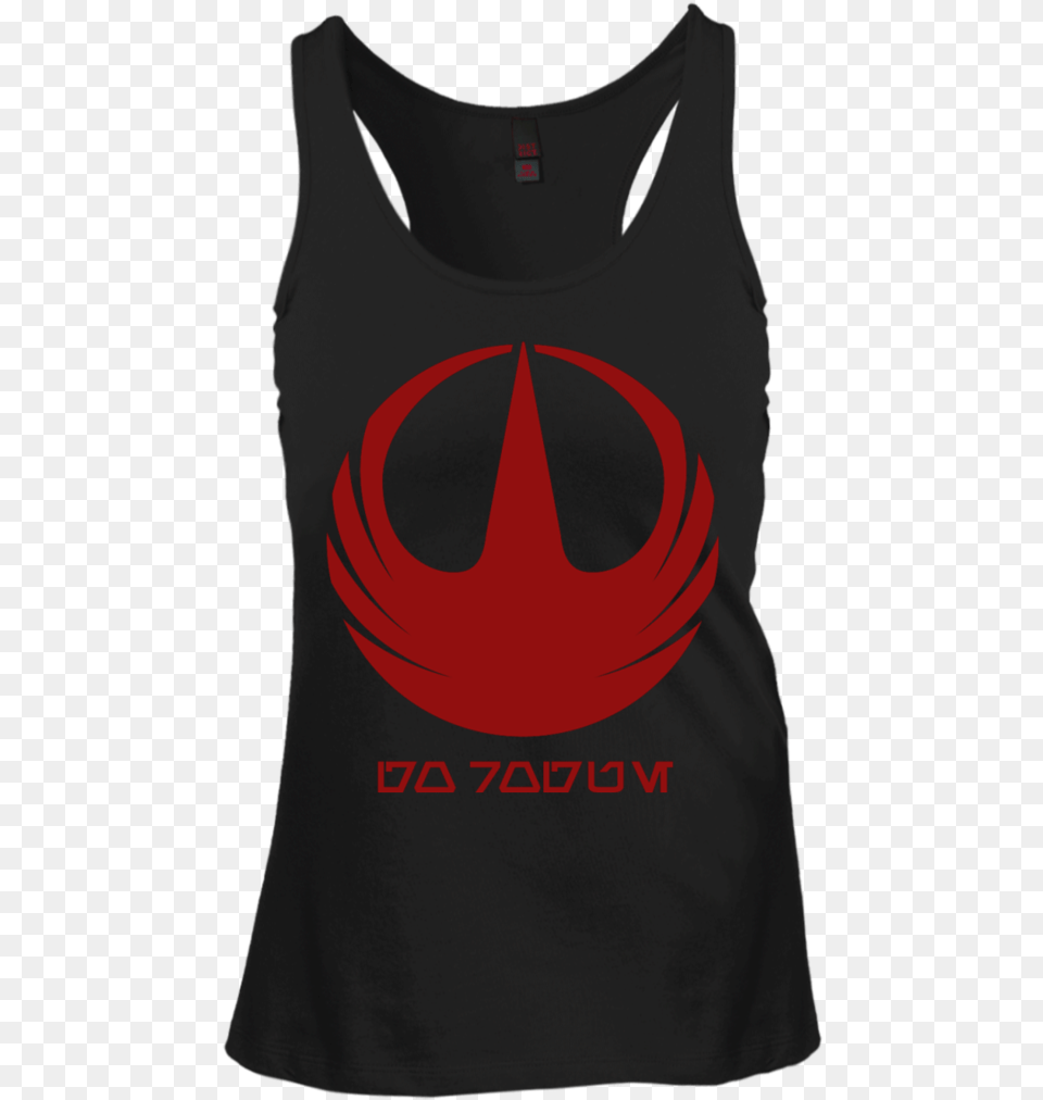 Rogue One Red Logo Juniors Create Your Own Racerback Sleeveless Shirt, Clothing, Tank Top Png Image
