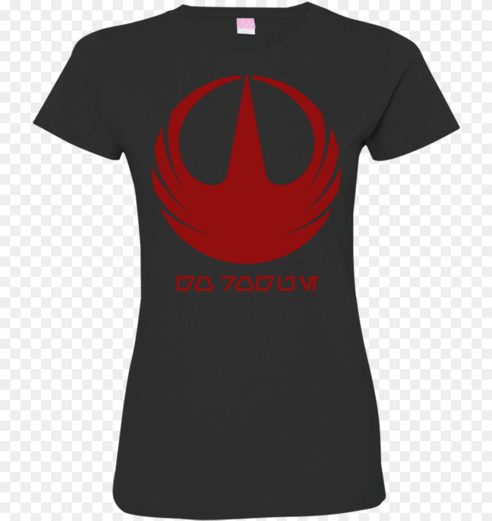 Rogue One Red Logo Ladies Custom Fine Jersey T Shirt Archgoat The Light Devouring Darkness, Clothing, T-shirt Png