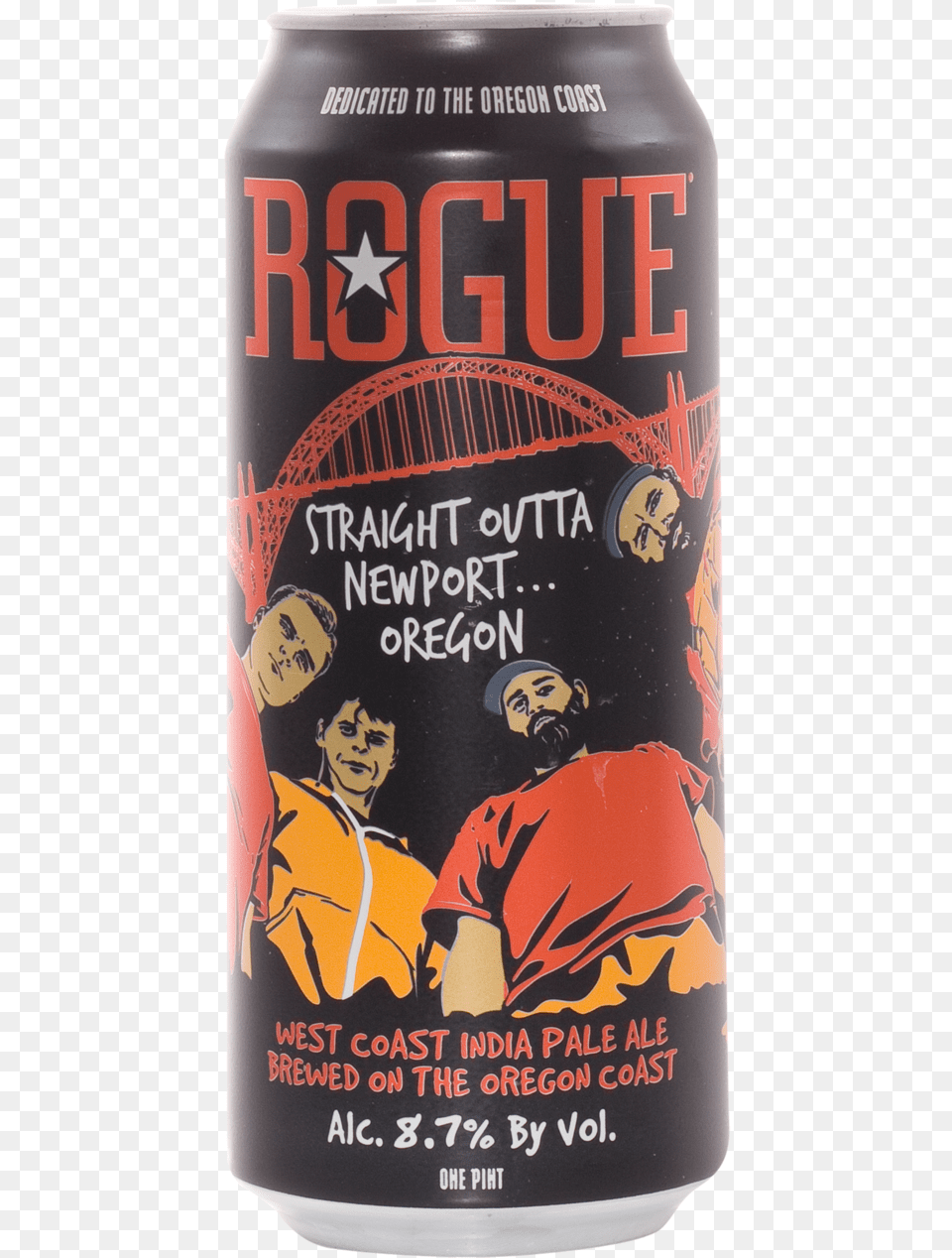 Rogue Straight Outta Newport, Alcohol, Beer, Beverage, Lager Free Png Download