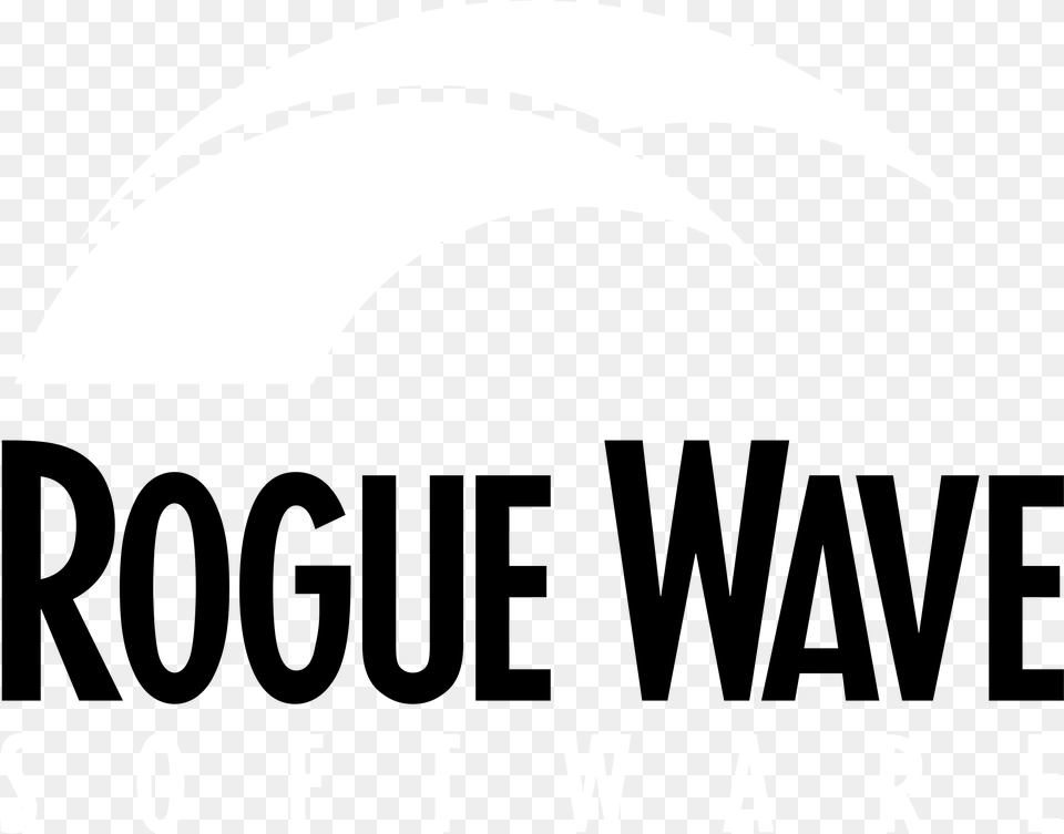 Rogue Wave Software Logo Black And White Rogue Wave Software Free Png Download