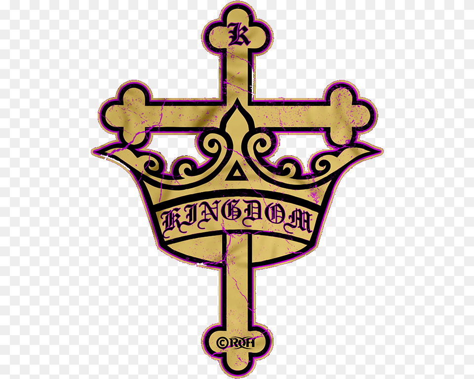 Roh The Kingdom Logo, Badge, Symbol, Cross, Emblem Free Transparent Png