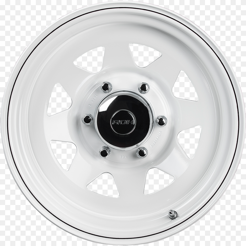Roh Trak 2 White Steel Wheels White, Alloy Wheel, Car, Car Wheel, Machine Free Transparent Png