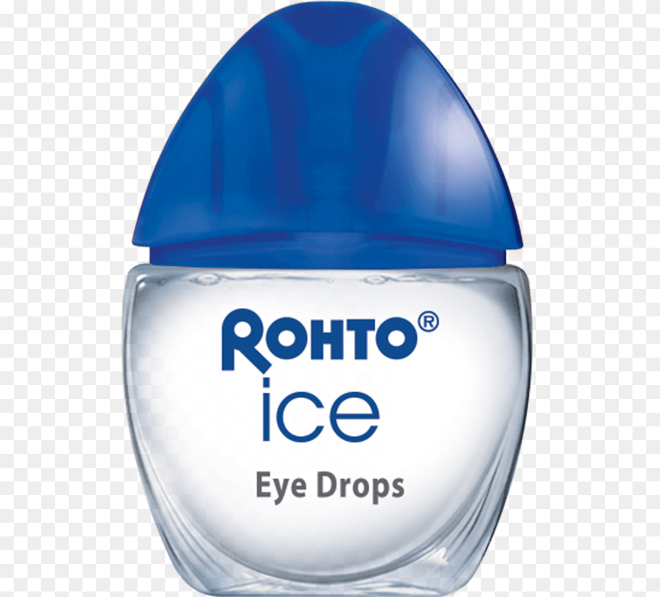 Rohto Ice Bottle Rotos Eye Drops, Cosmetics, Helmet, Perfume Free Png Download
