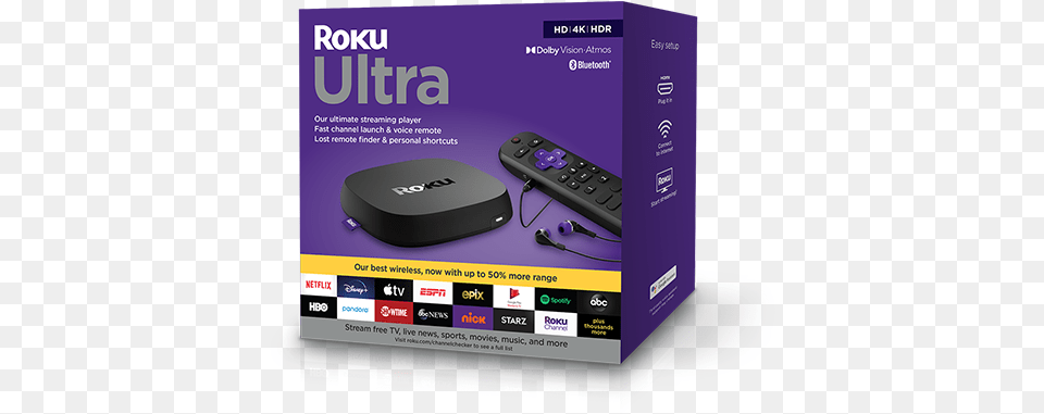 Roku 4 Tv, Advertisement, Electronics, Remote Control Free Png