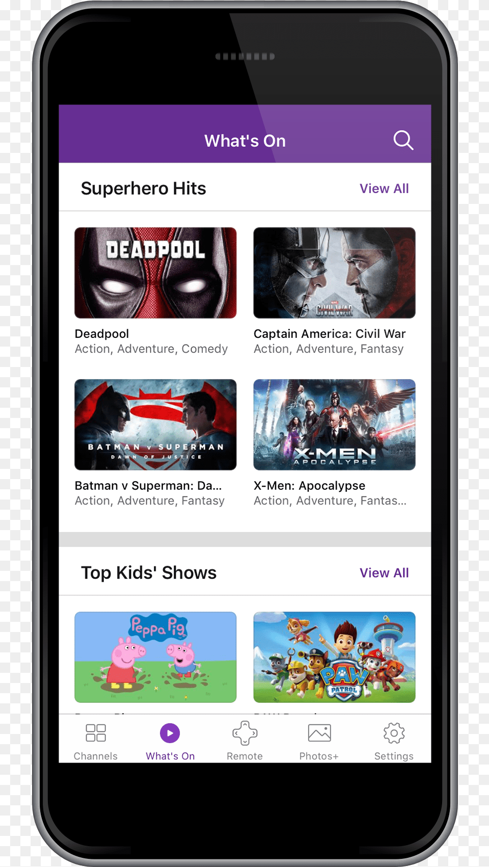 Roku Mobile App Whats On Smartphone, Person, Adult, Man, Male Free Png Download