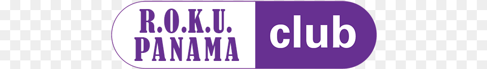 Roku Panama Club Mobile Retina Logo Knows I M A Lesbian, Purple, Text Png