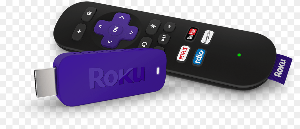 Roku Streaming Stick, Electronics, Remote Control Png Image