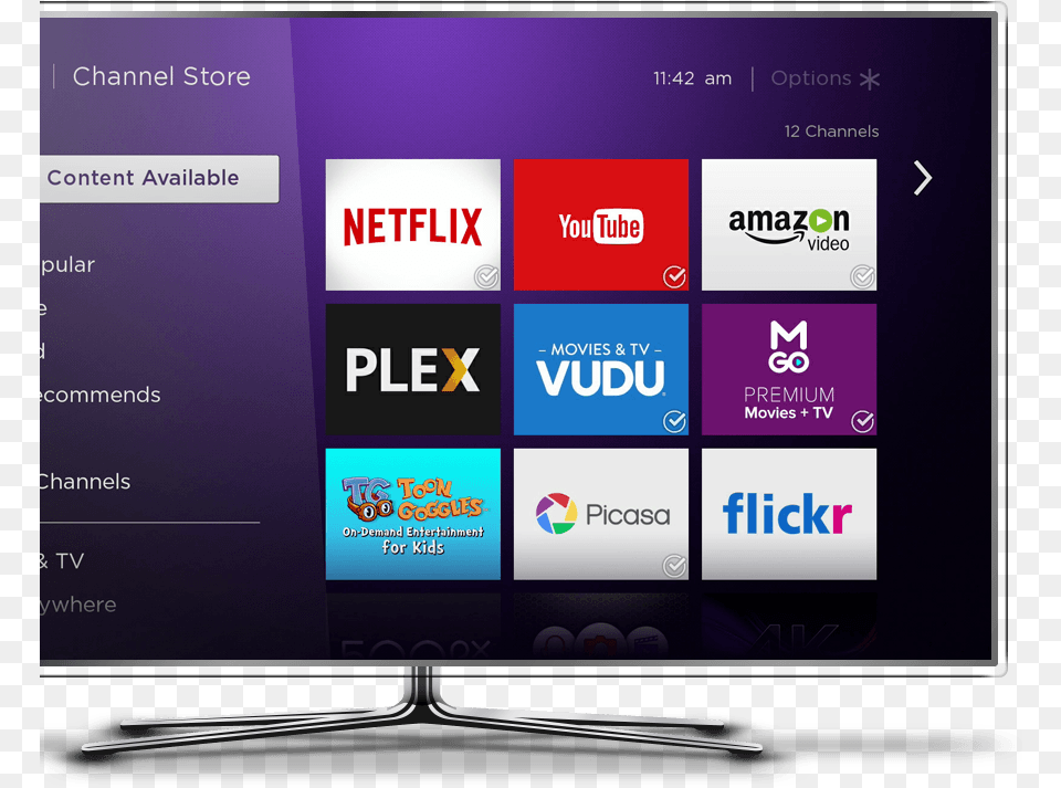 Roku Tv Screen, Computer Hardware, Electronics, Hardware, Monitor Free Png