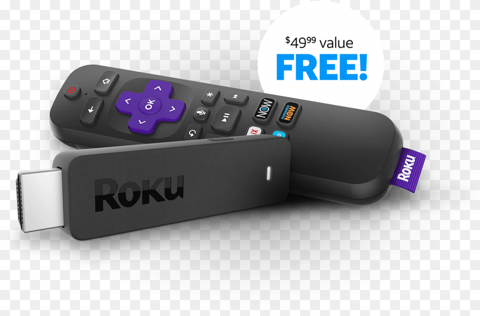 Roku W Directv Now Cable, Electronics, Remote Control Free Transparent Png
