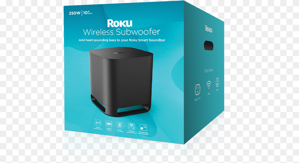 Roku Wireless Subwoofer, Computer Hardware, Electronics, Hardware, Speaker Free Png