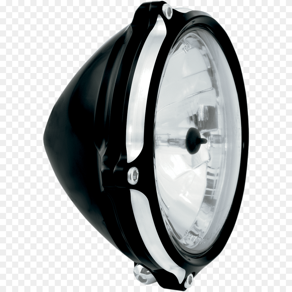 Roland Sands Vintage Contrast Cut Headlight Assembly, Lighting, Transportation, Vehicle, Helmet Png