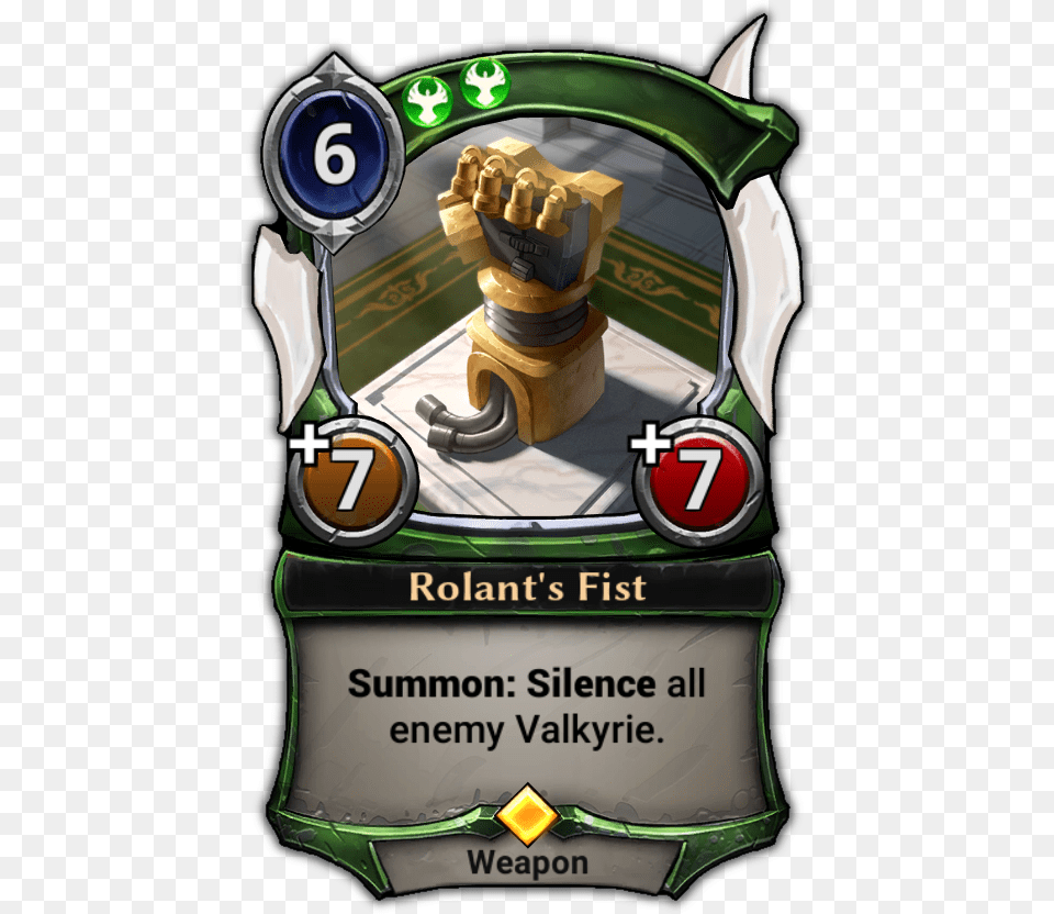 Rolant S Fist Eternal Card Game Wisp, Symbol Free Png Download