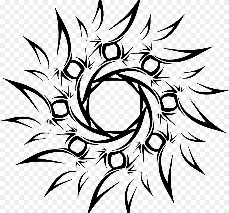 Roleplayer Guildwidth 196height Tribal Sun Tattoo, Art, Pattern, Emblem, Symbol Free Png