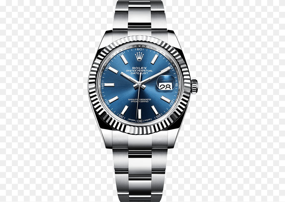 Rolex Datejust 41 Blue, Arm, Body Part, Person, Wristwatch Png