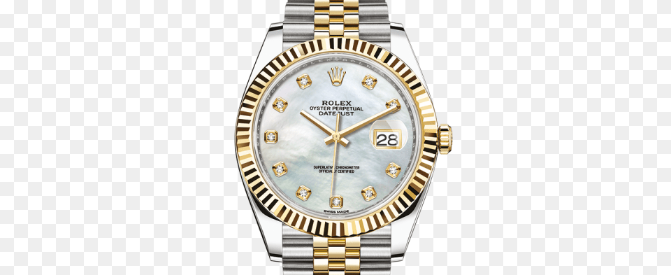 Rolex Datejust Oystersteel And Yellow Gold, Arm, Body Part, Person, Wristwatch Png Image