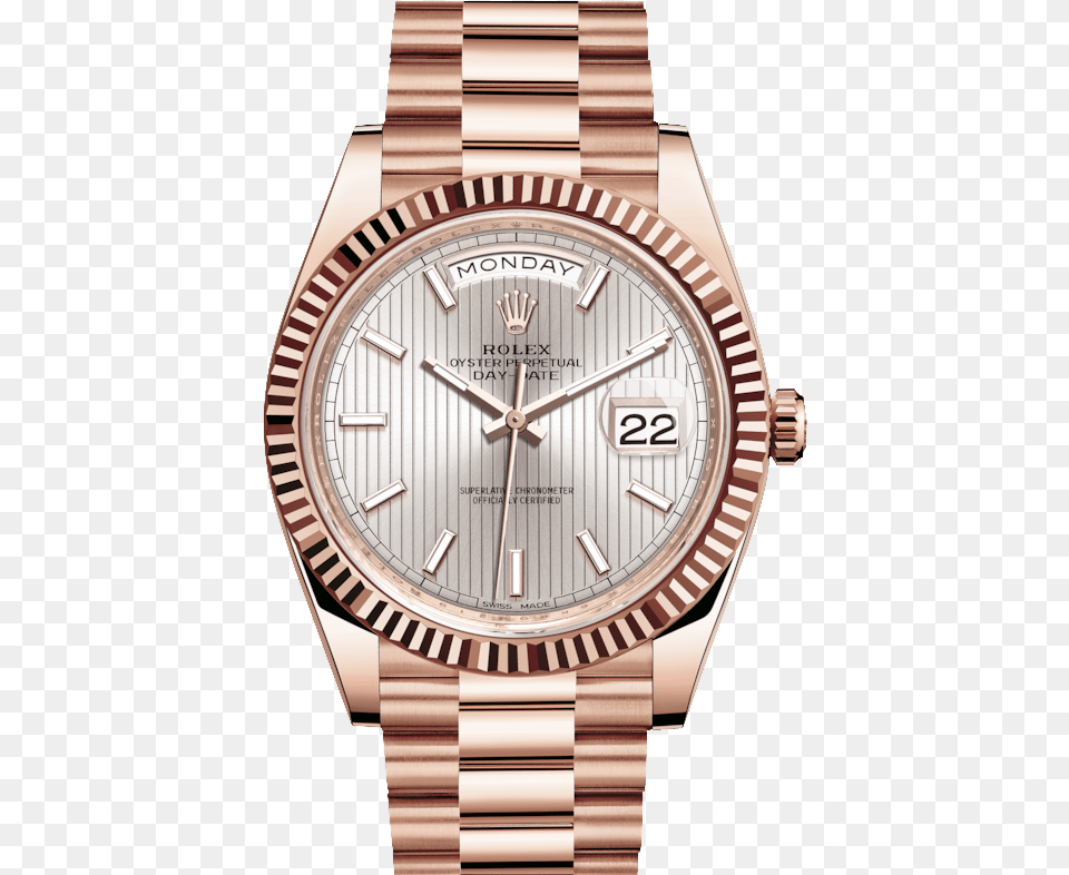 Rolex Day Date Sundust Strip Motif Index Rolex Day Date Arm, Body Part, Person, Wristwatch Free Png