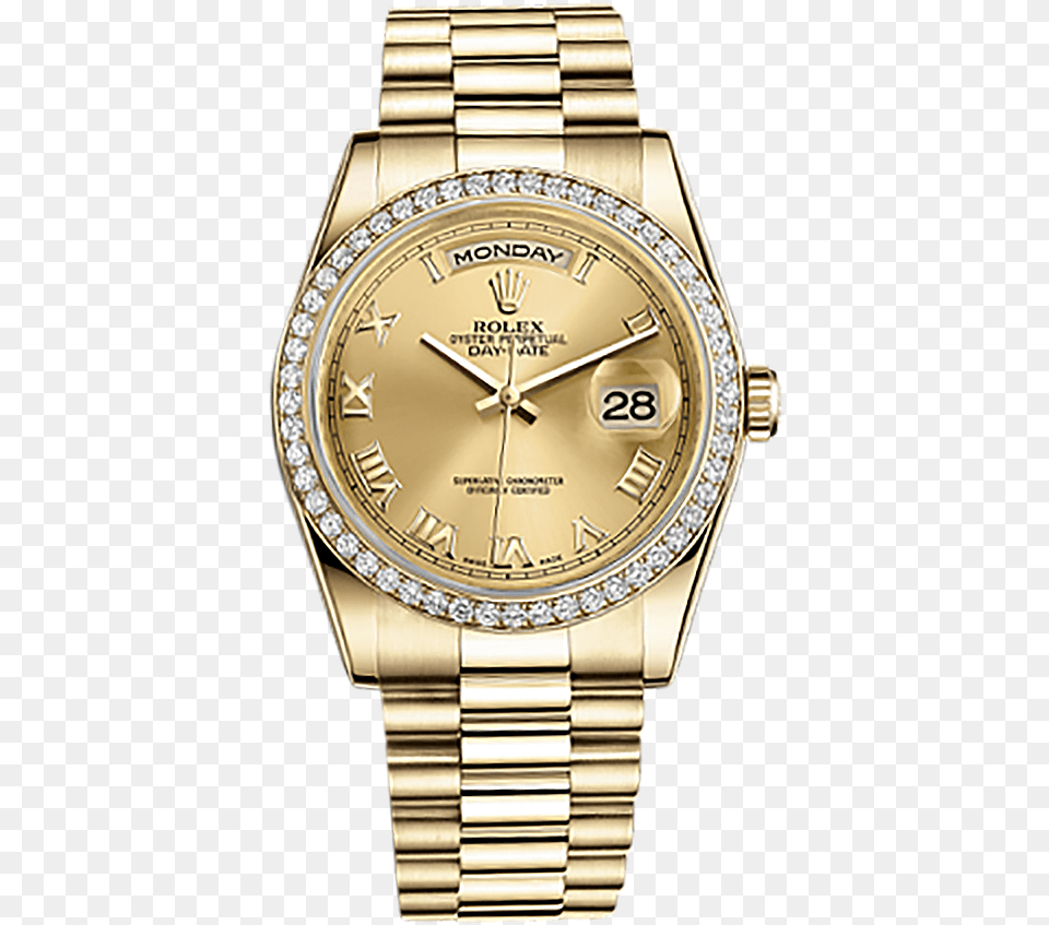 Rolex Day Date 36 White Gold, Arm, Body Part, Person, Wristwatch Png