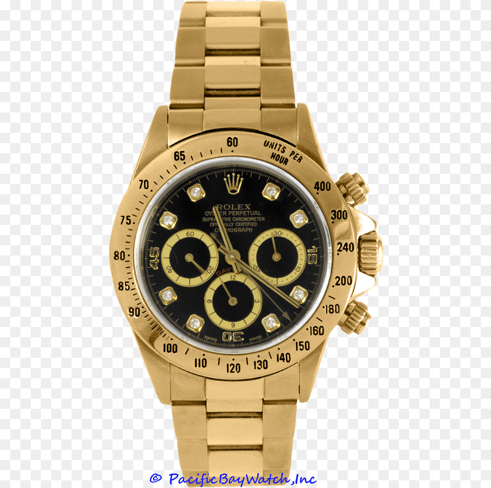 Rolex Daytona Gold With Diamonds, Arm, Body Part, Person, Wristwatch Png Image