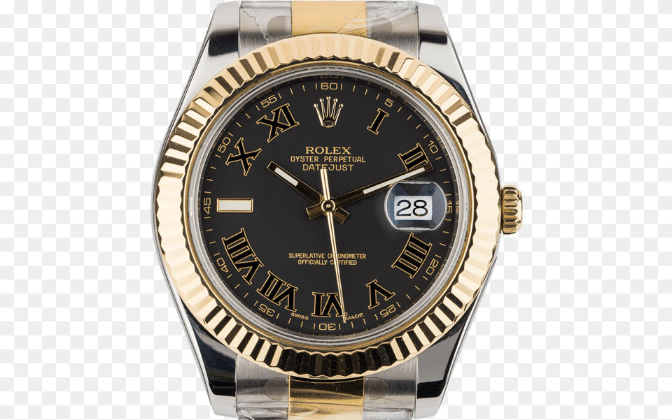 Rolex Oyster Perpetual Datejust Ii 30 Mm Grey, Arm, Body Part, Person, Wristwatch Png