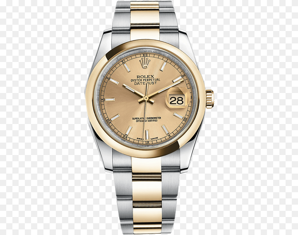 Rolex Oyster Perpetual Gold Silver Cartoon Rolex Watch, Arm, Body Part, Person, Wristwatch Free Png Download