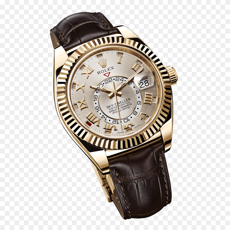 Rolex Sky Dweller Watch How To Spend It, Arm, Body Part, Person, Wristwatch Free Png Download