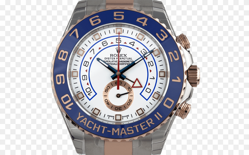 Rolex Yacht Master Ii Whitegold Hour Markers Oyster, Arm, Body Part, Person, Wristwatch Free Transparent Png