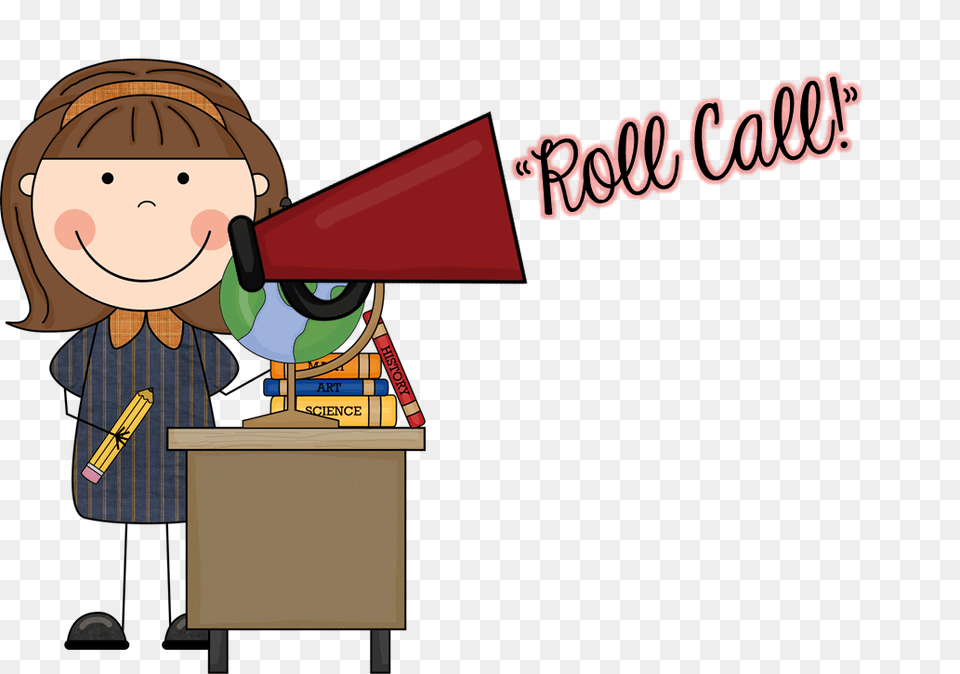 Roll Call Clipart Collection, Book, Comics, Publication, Photography Free Png Download