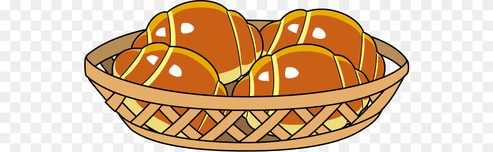 Roll Clipart, Bread, Bun, Food, Basket Png Image