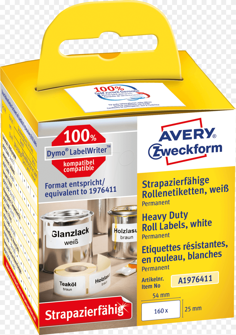 Roll Label White Avery Zweckform Label, Tape, Box Png Image