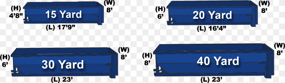 Roll Off Dumpster Sizes Roll Off Dumpsters, Box Free Png Download