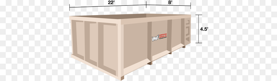 Roll Off Dumpsters Horizontal, Box, Crate, Shipping Container Png