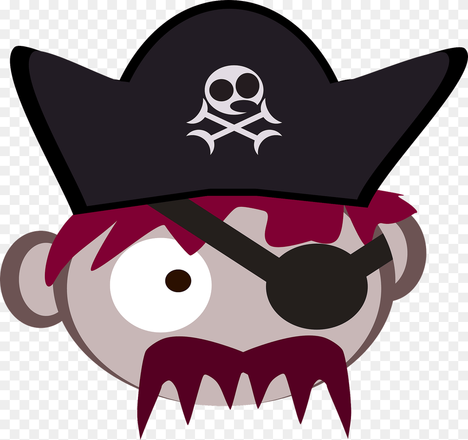 Roll Pirate Captain Clipart, Clothing, Hat, Animal, Fish Free Png