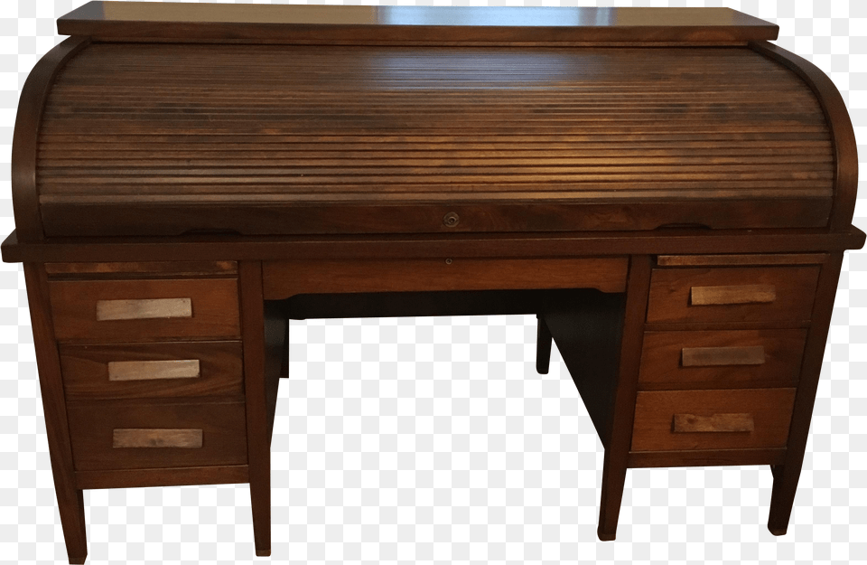 Roll Top Computer Desk Transparent Background Writing Desk Free Png