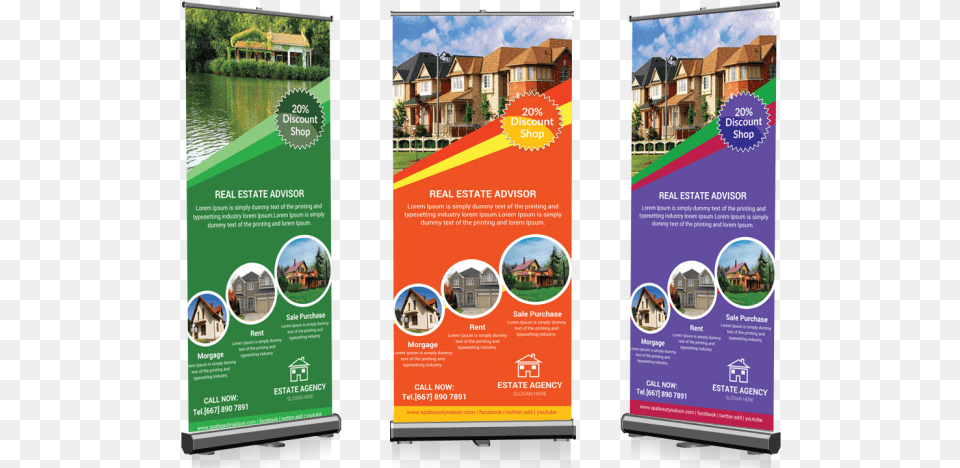 Roll Up Banner, Advertisement, Poster Png Image