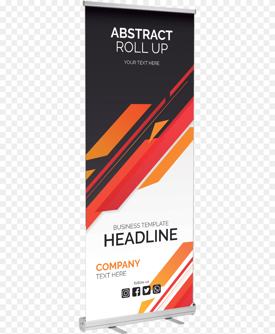 Roll Up Banner Stand, Advertisement, Poster Free Png