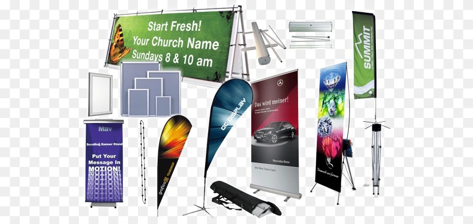 Roll Up Banner Stands Amazing Point Of Sale Materials, Advertisement, Poster Free Png