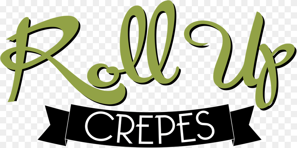 Roll Up Crepe Instagram Clipart Roll Up Crepes Logo, Green, Text, Device, Grass Free Transparent Png