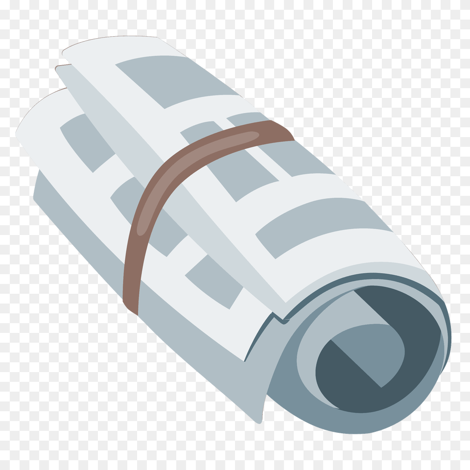 Rolled Up Newspaper Emoji Clipart, Text, Ammunition, Grenade, Weapon Free Png Download