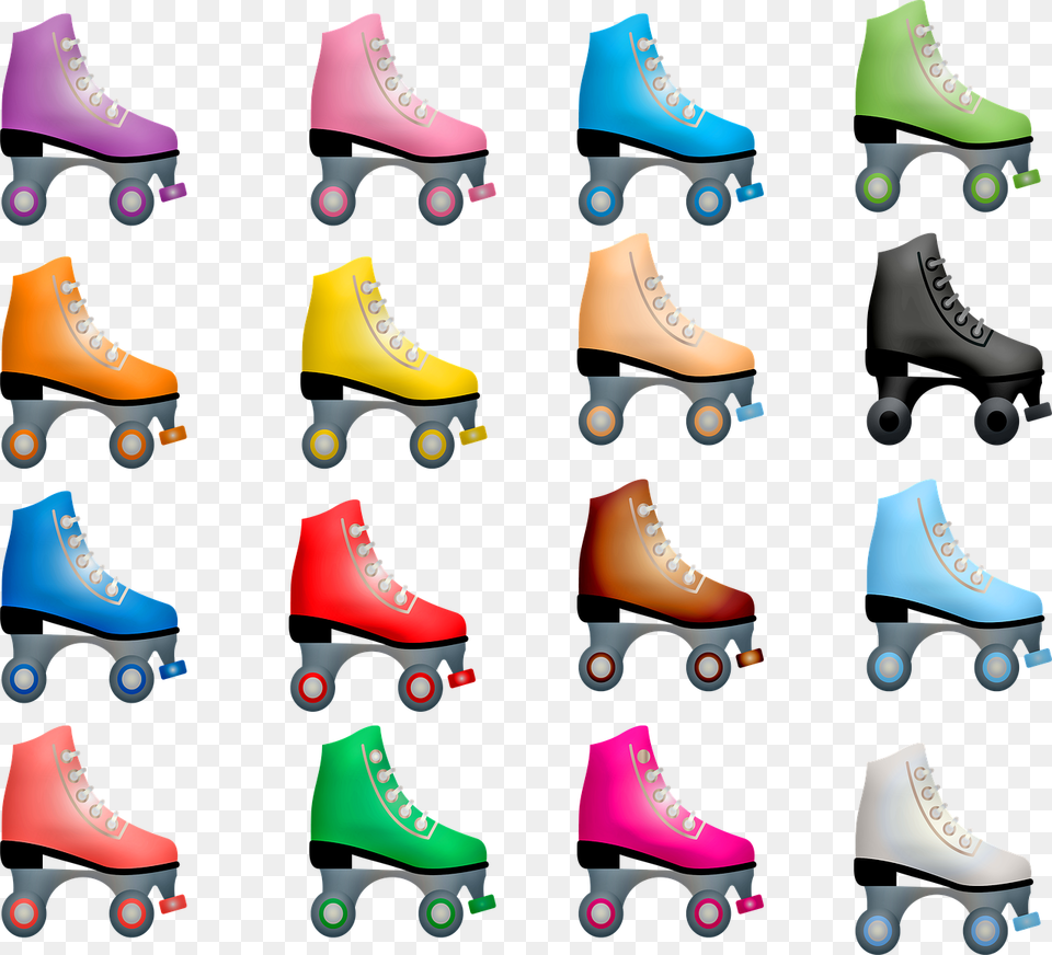 Roller Blades Inline Skate Skating Sport Active Illustration Roller Skate, Clothing, Footwear, Shoe Free Png