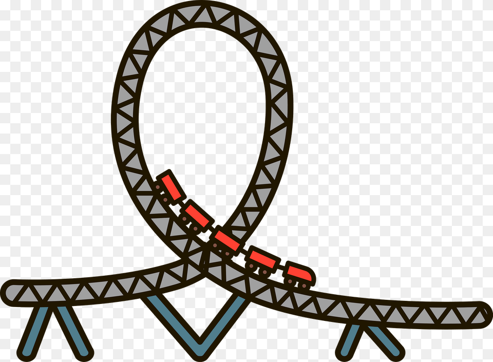 Roller Coaster Clipart, Amusement Park, Fun, Roller Coaster Png